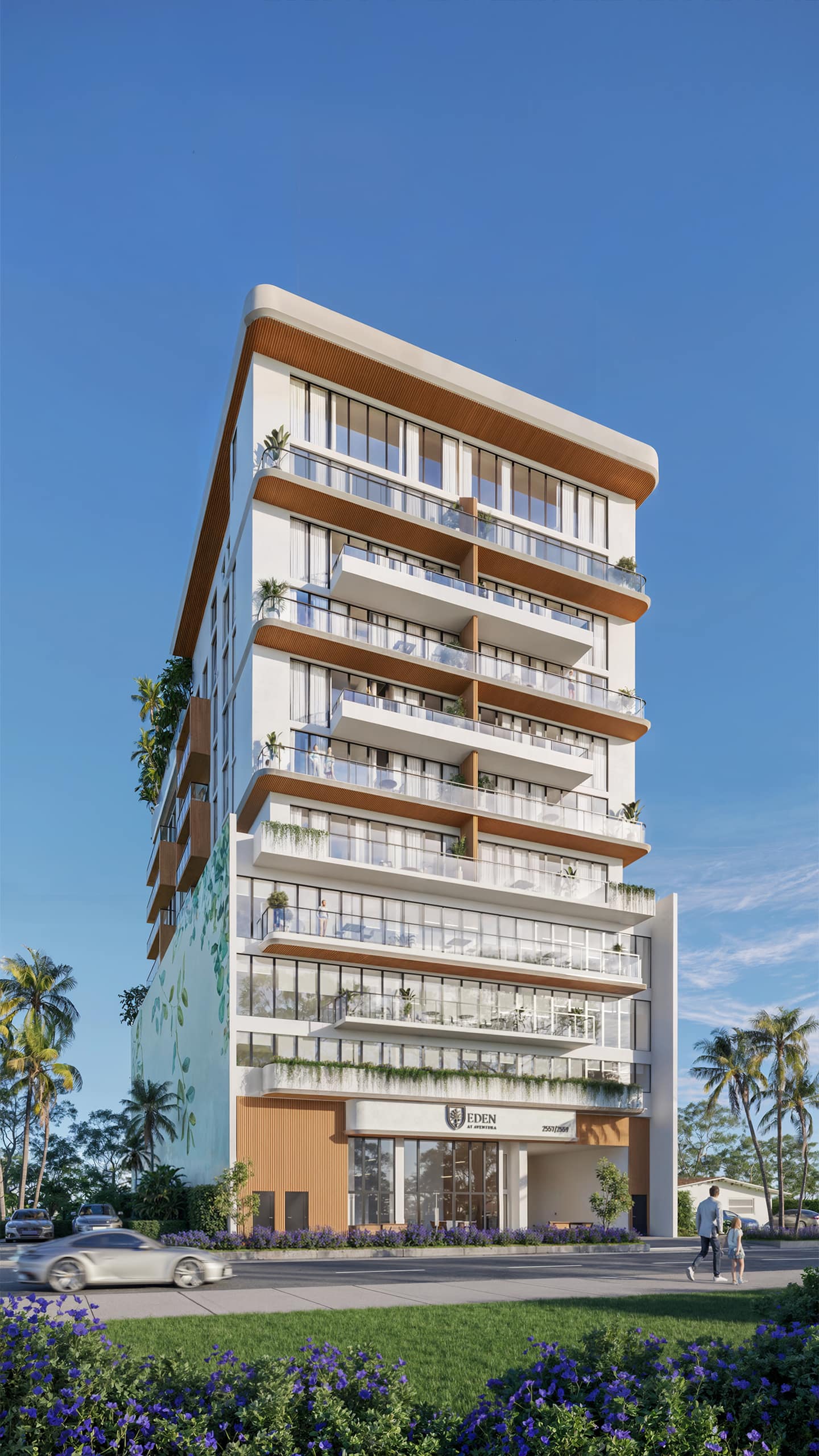 Eden Residences architectural hero perspective