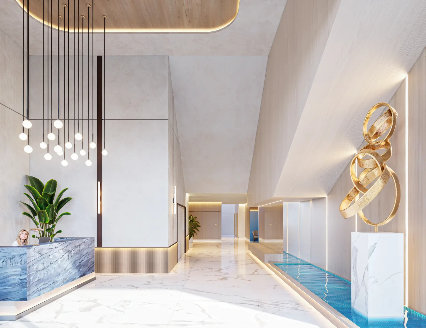 Eden Residences lobby entrance