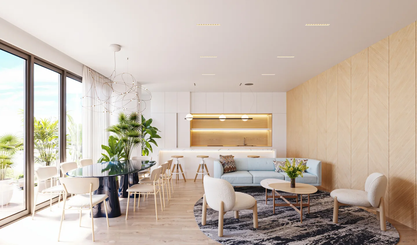 Eden Residences party room